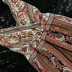 Tobi Paisley Print Boho Jumpsuit